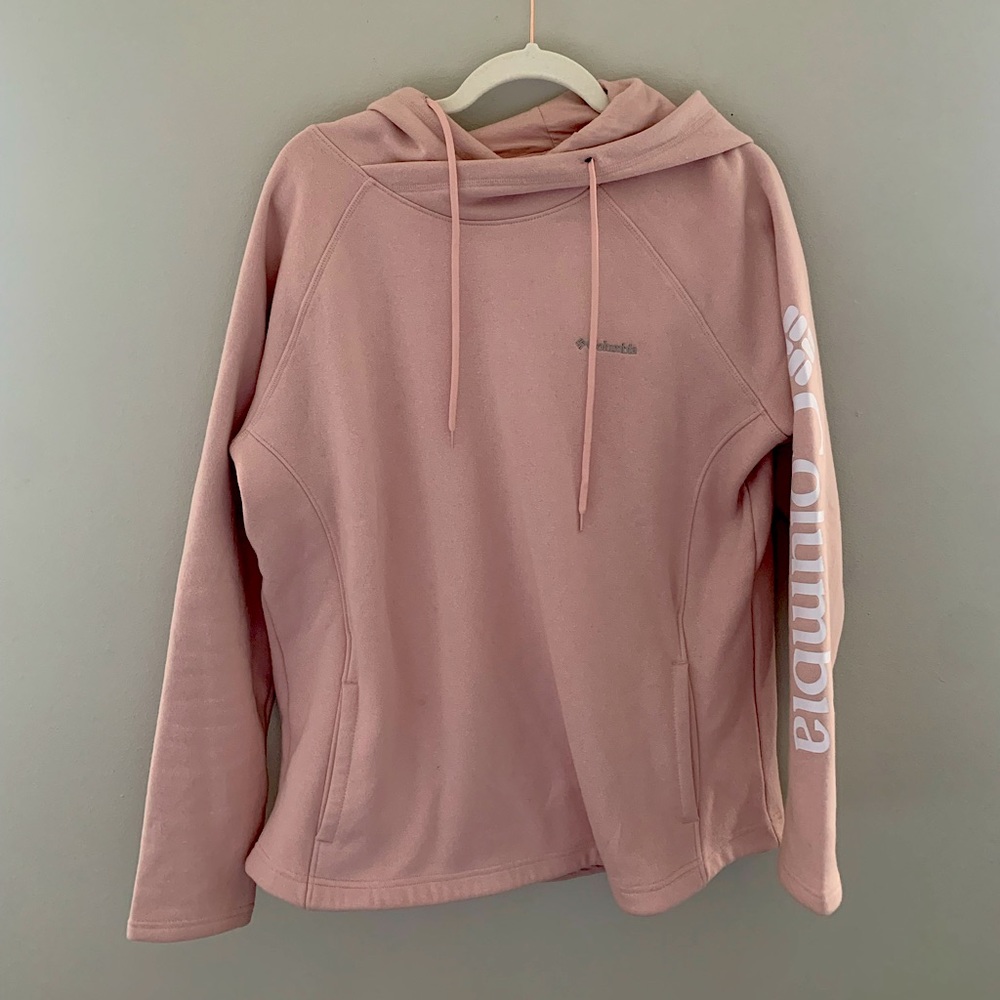 Columbia Pink Hooded Pullover Sweatshirt
